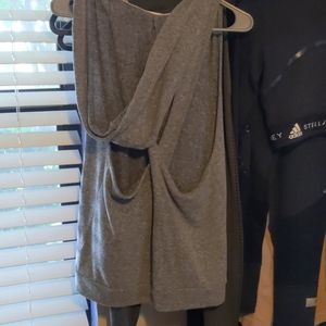 Langston cross back muscle top sports bra cover